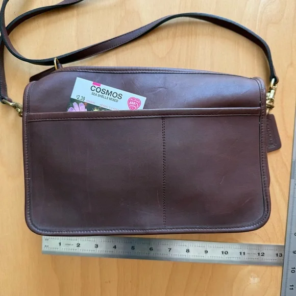 Vintage Coach Brown Crossbody Bag - Picture 5 of 12